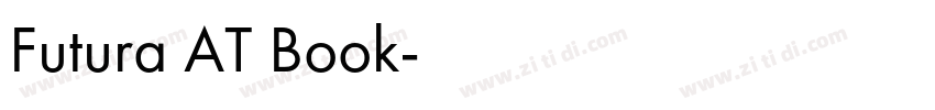 Futura AT Book字体转换
